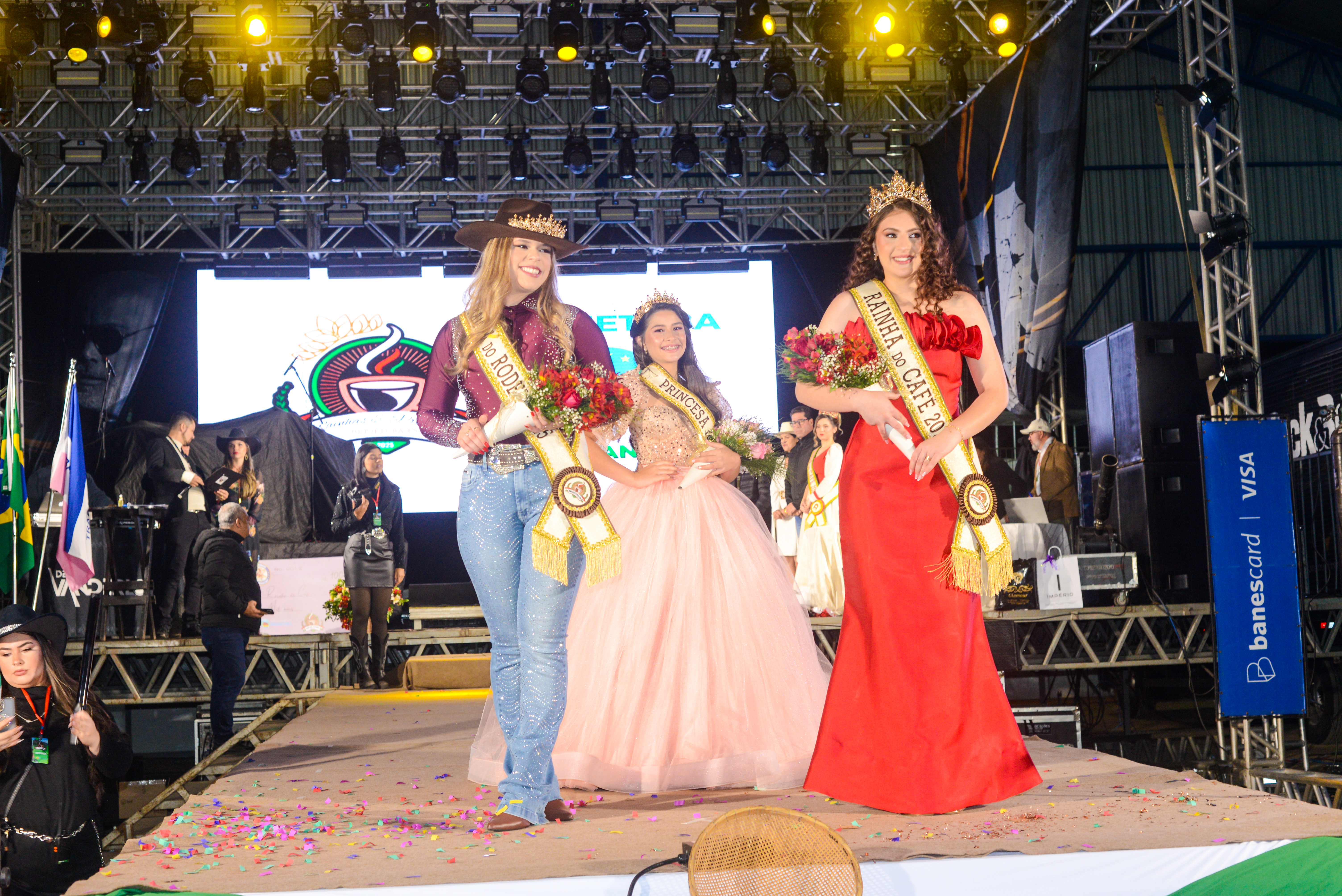 Rainha do Café, Rainha do Rodeio e Princesa Mirim do Café 2025!