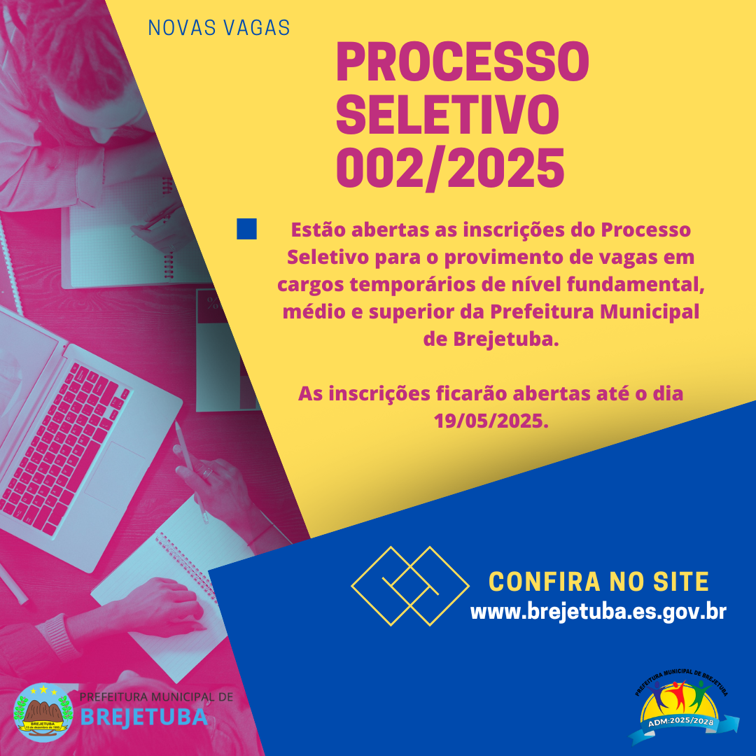 Processo Seletivo 002/2025
