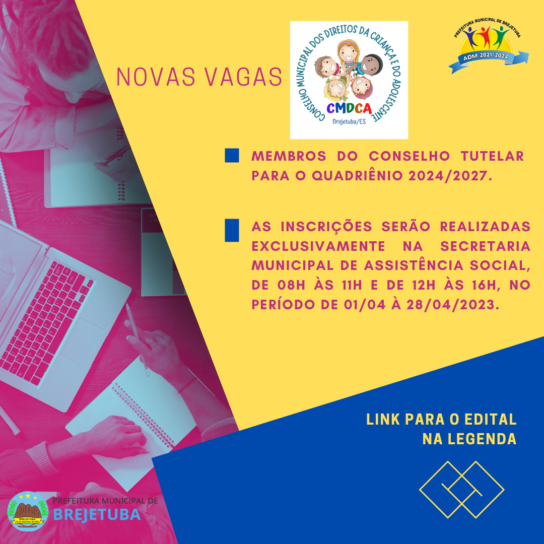 Processo de Escolha Unificado para Membros do Conselho Tutelar para o quadriênio 2024/2027