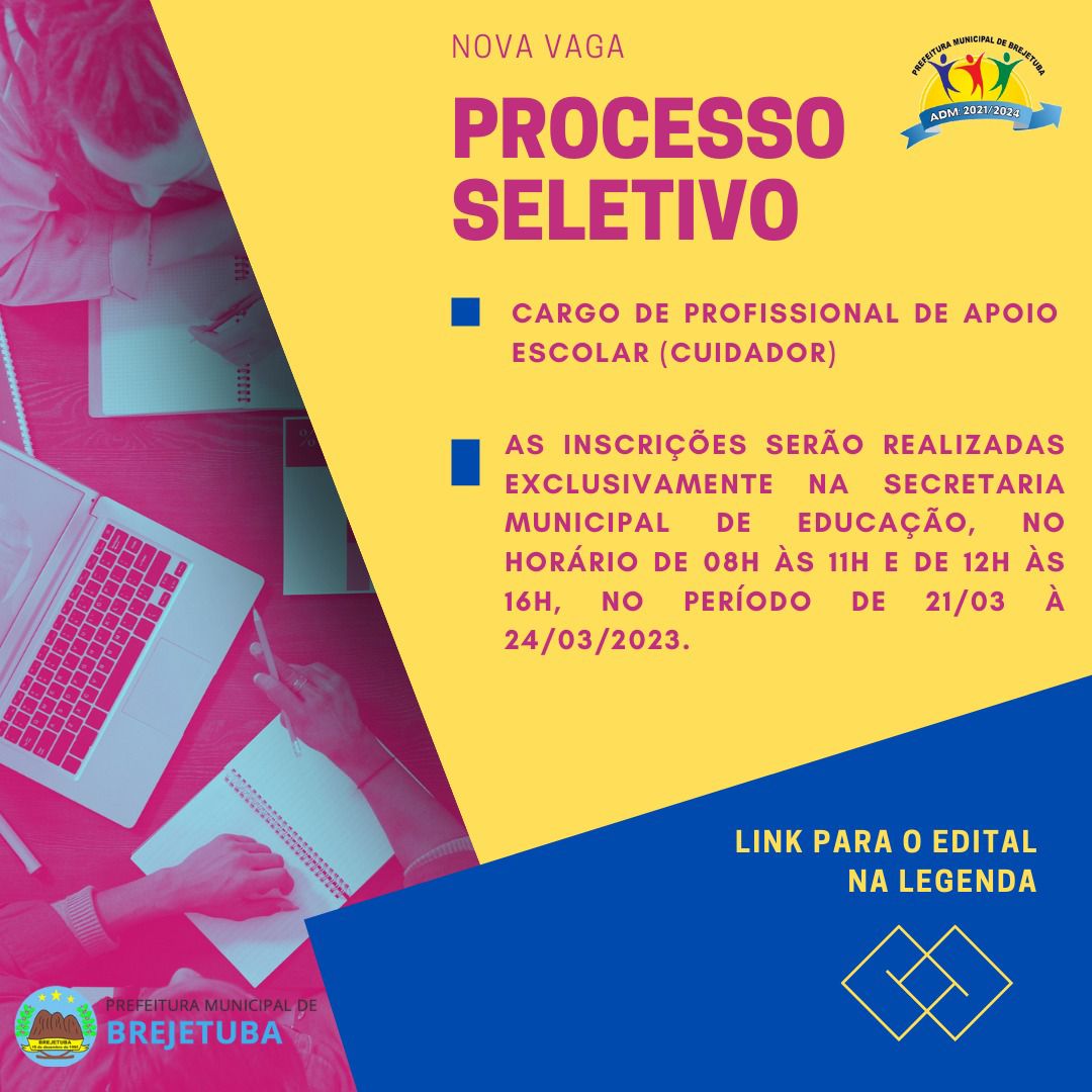 PROFISSIONAL DE APOIO ESCOLAR (CUIDADOR)