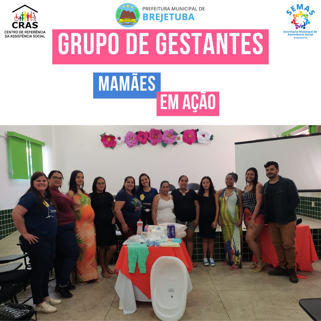CRAS PROMOVE GRUPO DE GESTANTES NA ASSISTÊNCIA SOCIAL