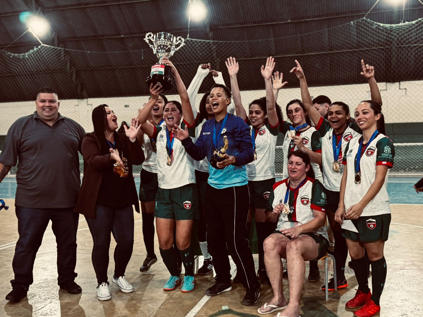 Final do campeonato feminino de futsal