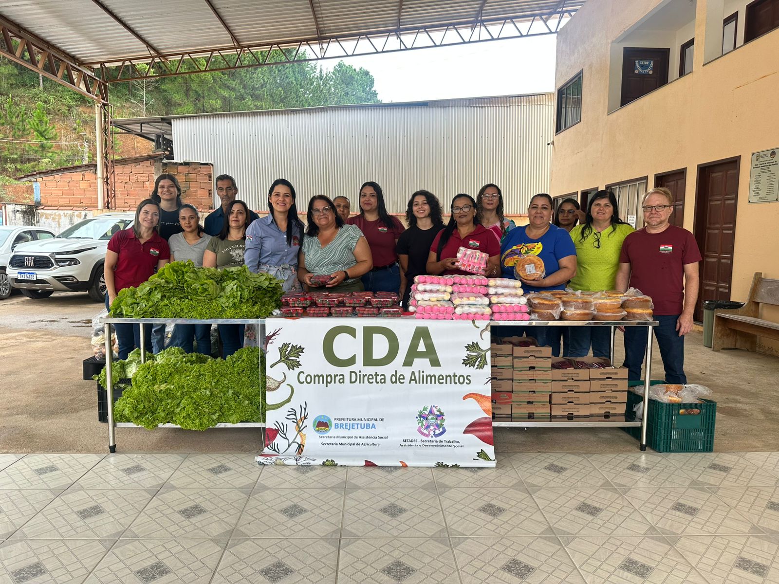 Imagem da notícia: Prefeitura de Brejetuba realiza entrega de alimentos pelo CDA