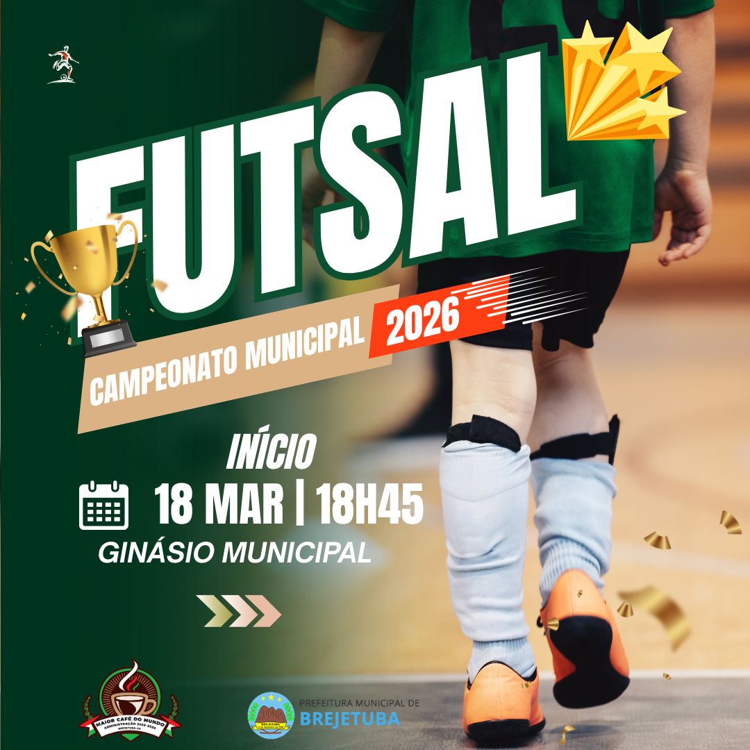 É hora do futsal entrar em quadra! 