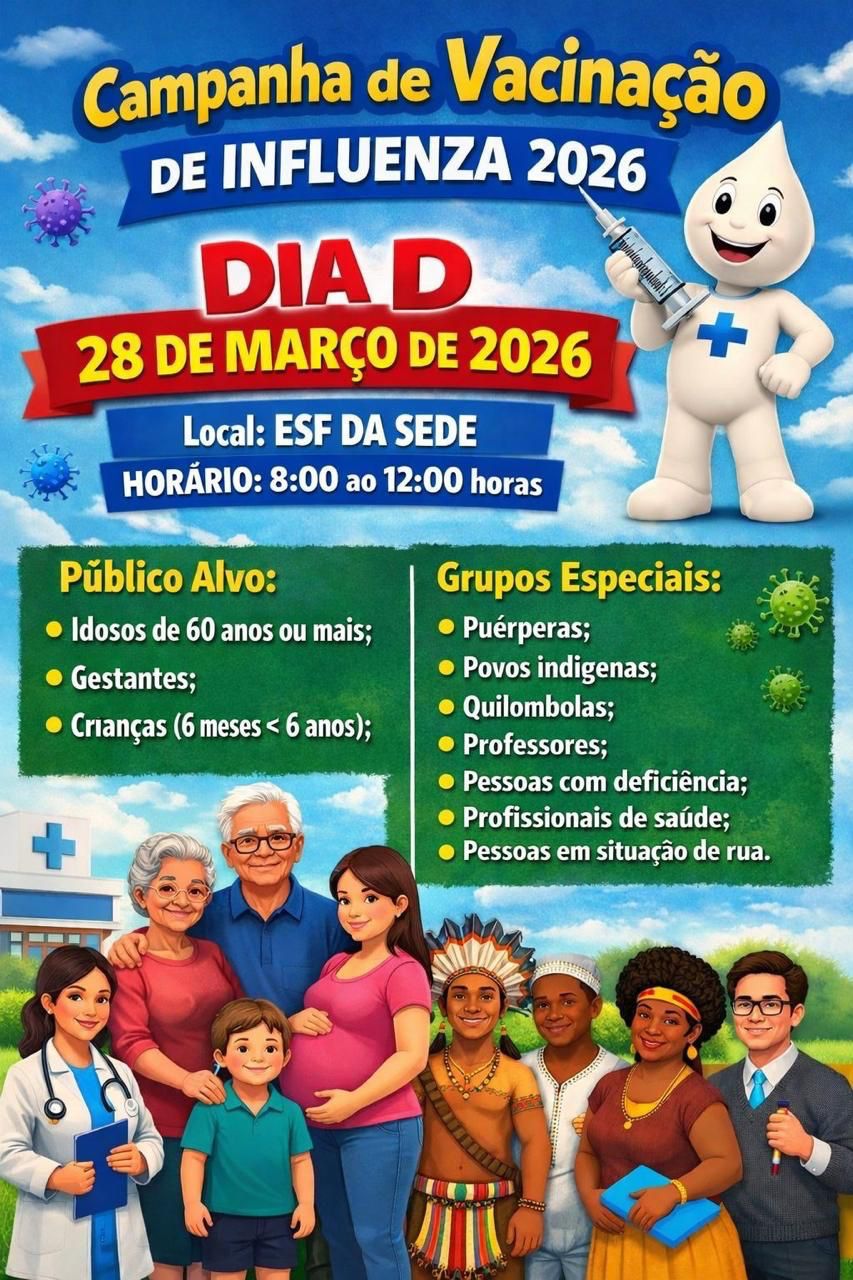 Campanha de Vacinação de Influenza 2026!