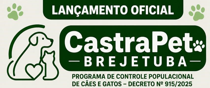 Imagem da notícia: Lançamento – CastraPet Brejetuba